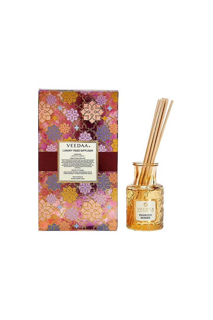 Multi Colored Prosecco Berries Classic Reed Diffuser by VEEDAA at Pernia's Pop Up Shop