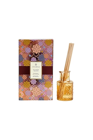 Multi Colored Victorian Tea Rose Classic Reed Diffuser by VEEDAA