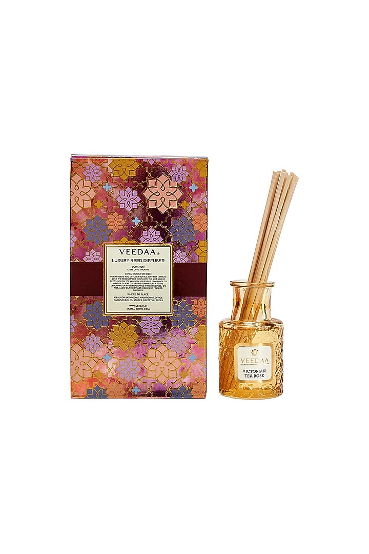 Multi Colored Victorian Tea Rose Classic Reed Diffuser by VEEDAA at Pernia's Pop Up Shop