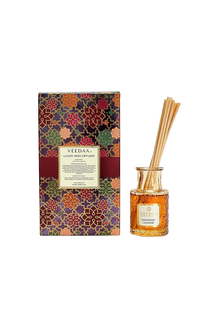 Multi Colored Midnight Jasmine Classic Reed Diffuser by VEEDAA at Pernia's Pop Up Shop