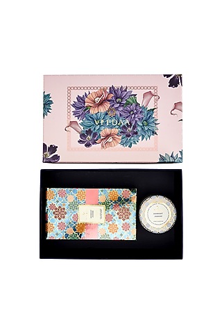 Multi Colored Midnight Jasmine Candle & Diffuser Set by VEEDAA