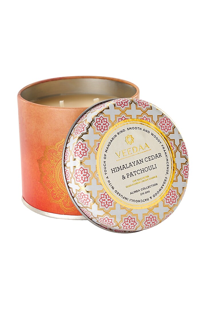 Himalayan Cedar & Patchouli Scented Candle by Veedaa at Pernia's Pop Up Shop