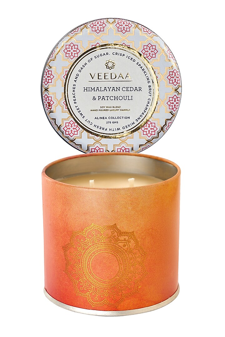 Himalayan Cedar & Patchouli Scented Candle by Veedaa at Pernia's Pop Up Shop