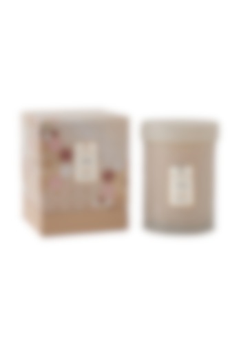 Fresh Mogra Mandala Glass Scented Candle by Veedaa at Pernia's Pop Up Shop