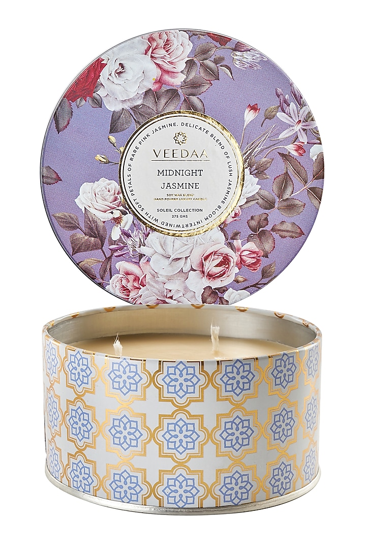 Midnight Jasmine Scented Three Wick Candle by Veedaa at Pernia's Pop Up Shop