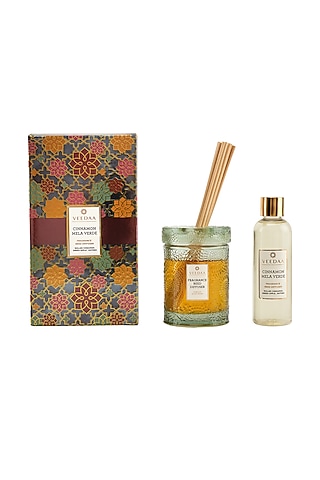 Cinnamon & Green Apple Diffuser Set by Veedaa