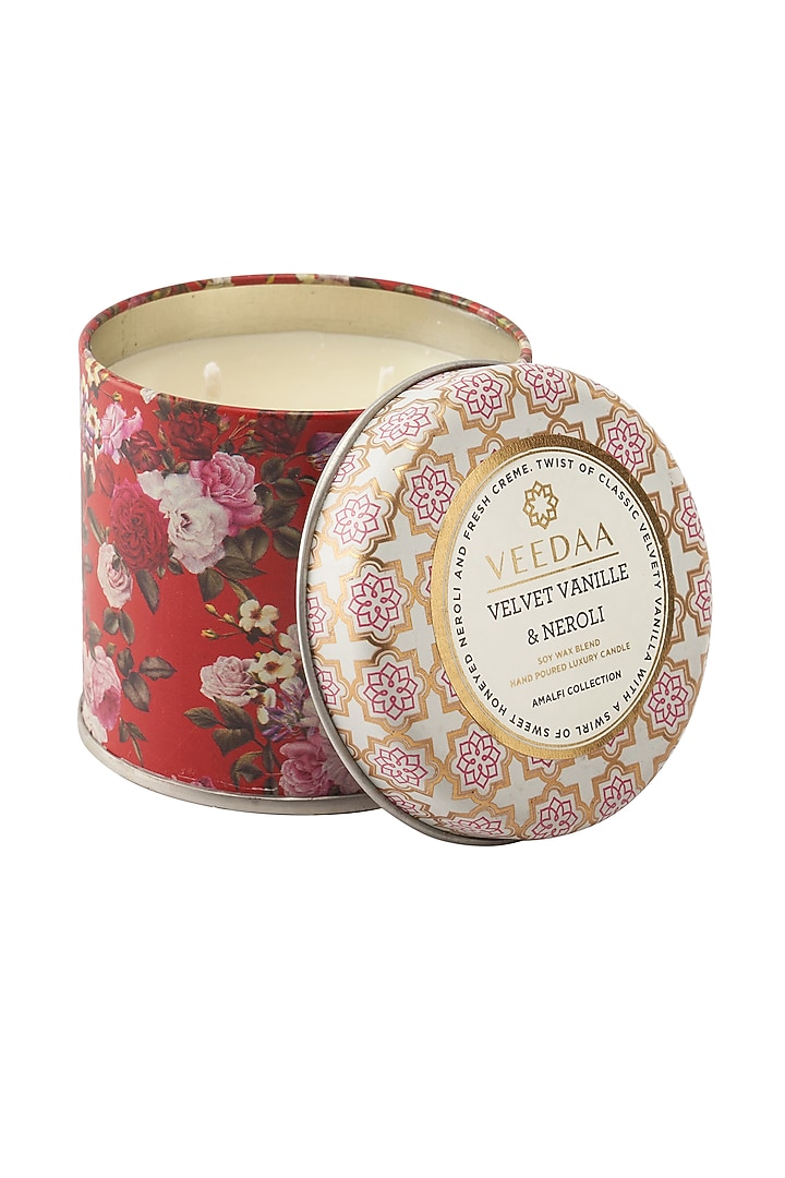 Velvet Vanille & Neroli Mason Tin Scented Candle by VEEDAA at Pernia's Pop Up Shop