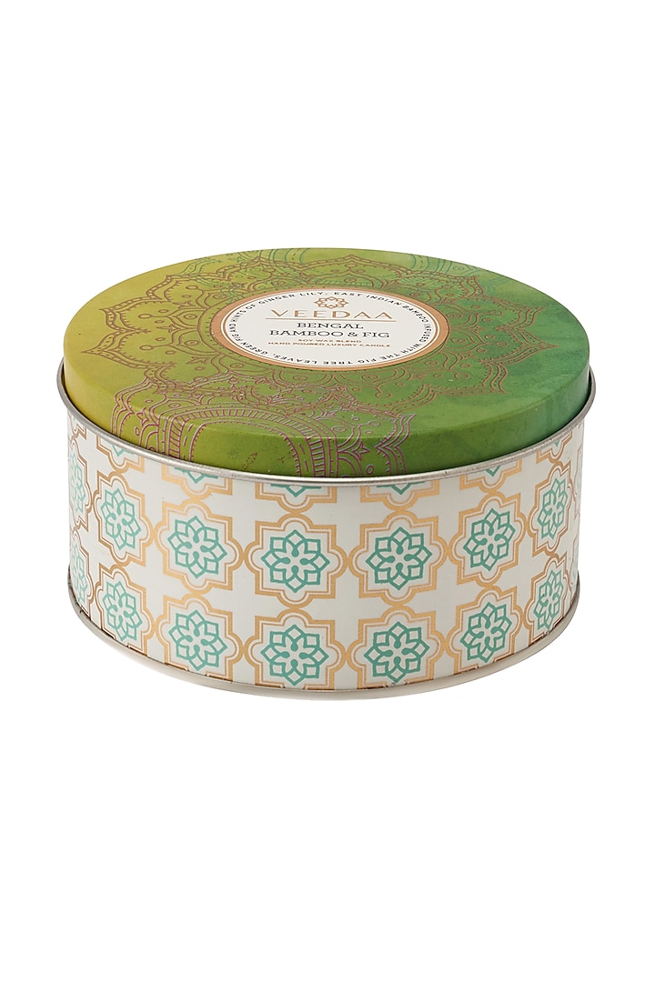 Bengal Bamboo & Fig Scented Candle by VEEDAA