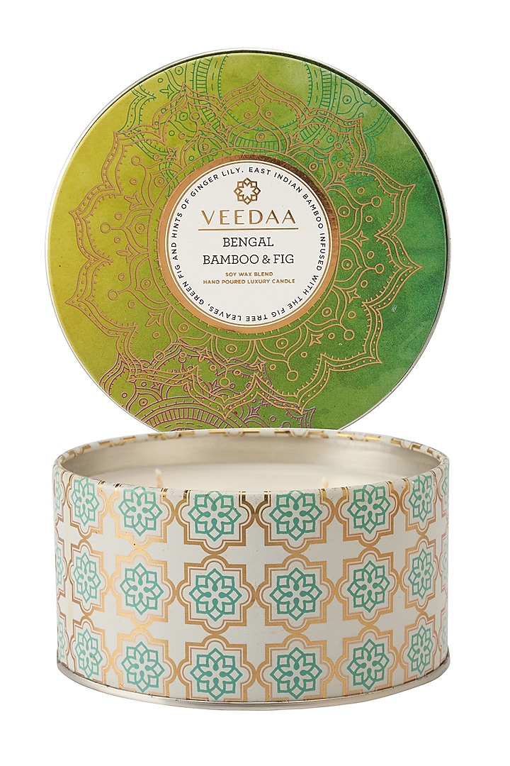 Bengal Bamboo & Fig Scented Candle by VEEDAA at Pernia's Pop Up Shop
