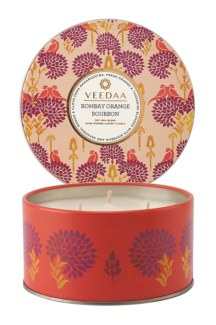 Bombay Orange Bourbon Scented Candle by VEEDAA at Pernia's Pop Up Shop