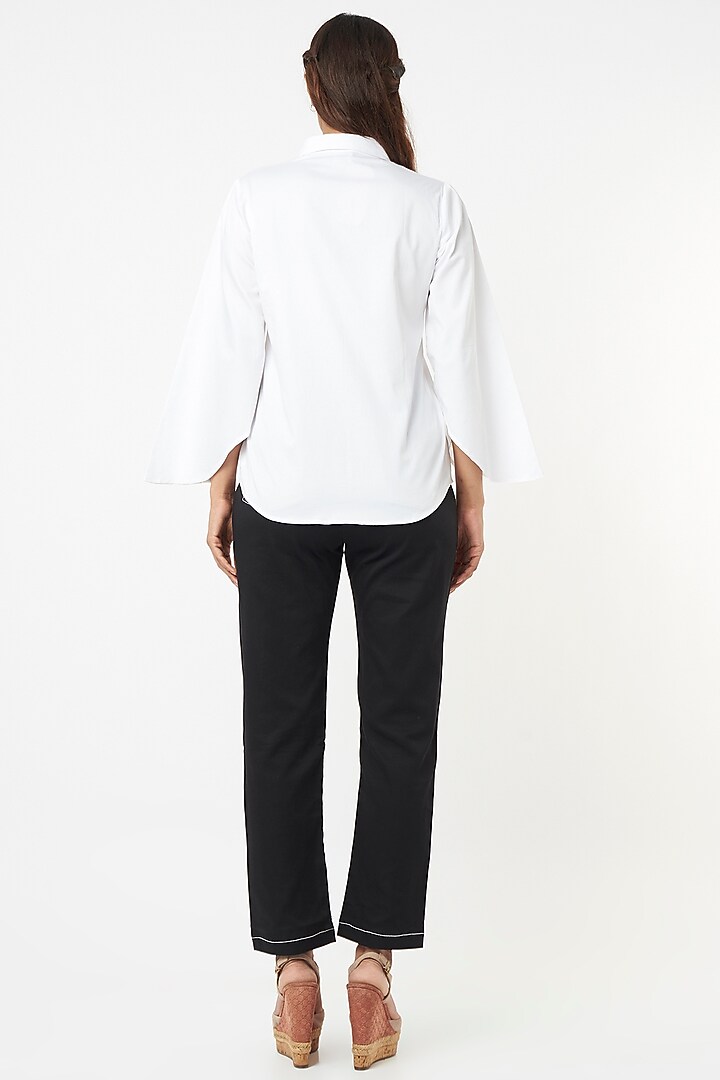 White Cotton Shirt by Veera Wear at Pernia's Pop Up Shop