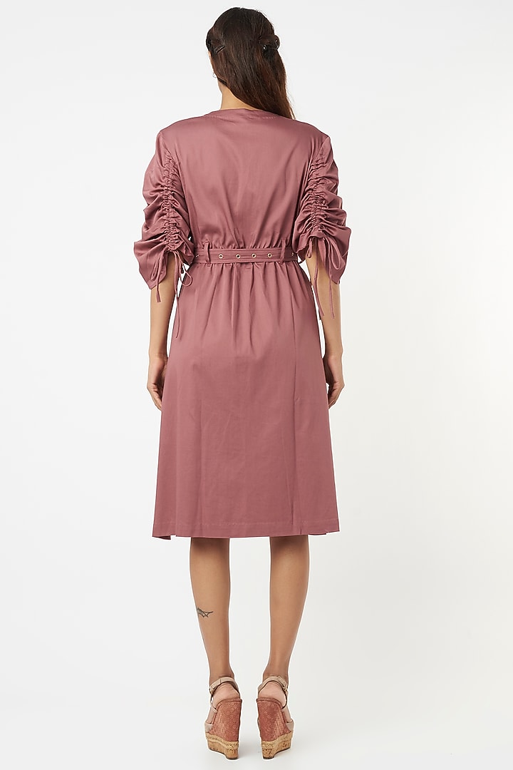Onion Pink Cotton Summer Dress by Veera Wear at Pernia's Pop Up Shop