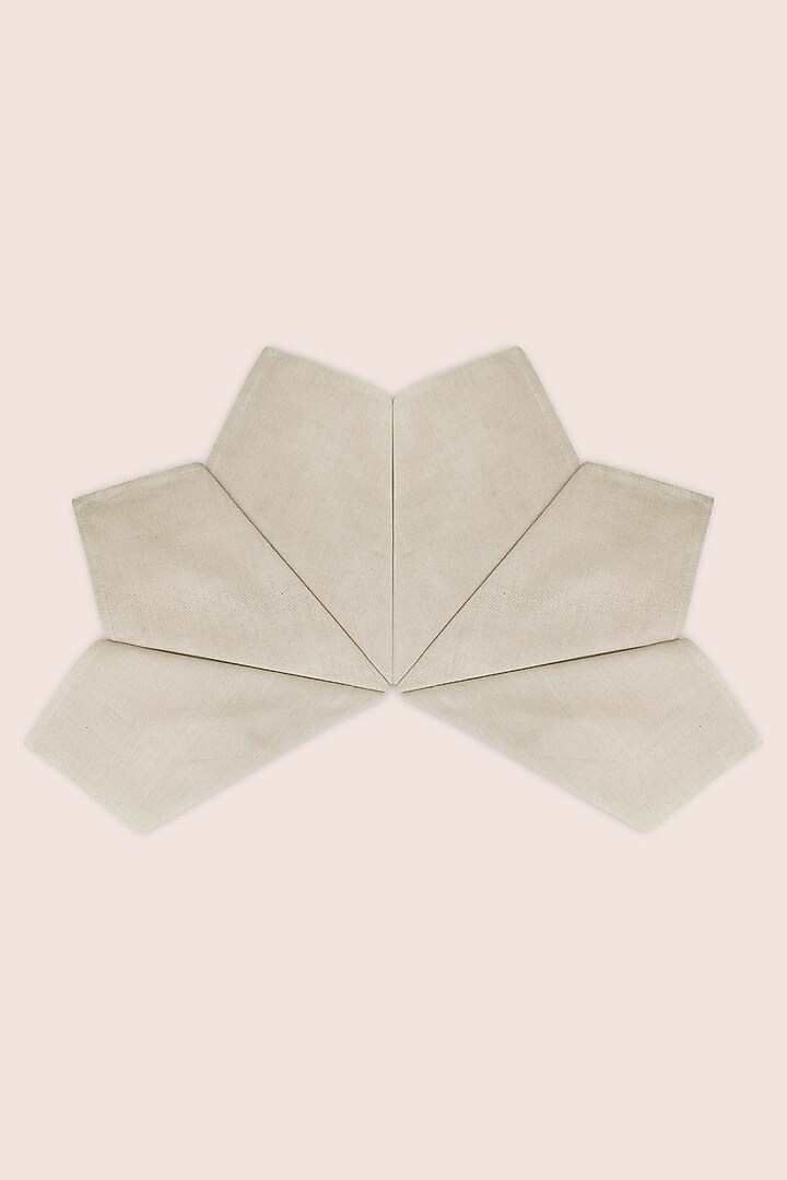 Green Pure Handwoven Cotton Napkins (Set of 2) by Veaves at Pernia's Pop Up Shop
