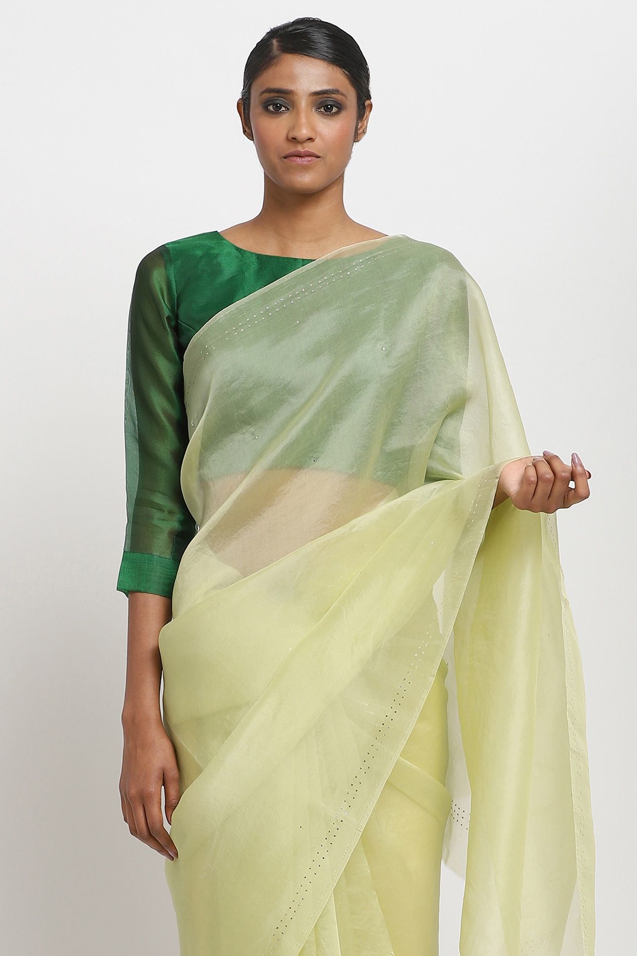 Surreal Green Colored Designer Saree, Bollywood Saree latest collections |  Bollywood Sarees