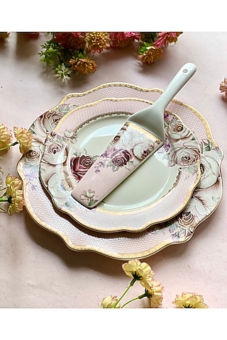 Blush Pink Victorian Serving Set by Vigneto
