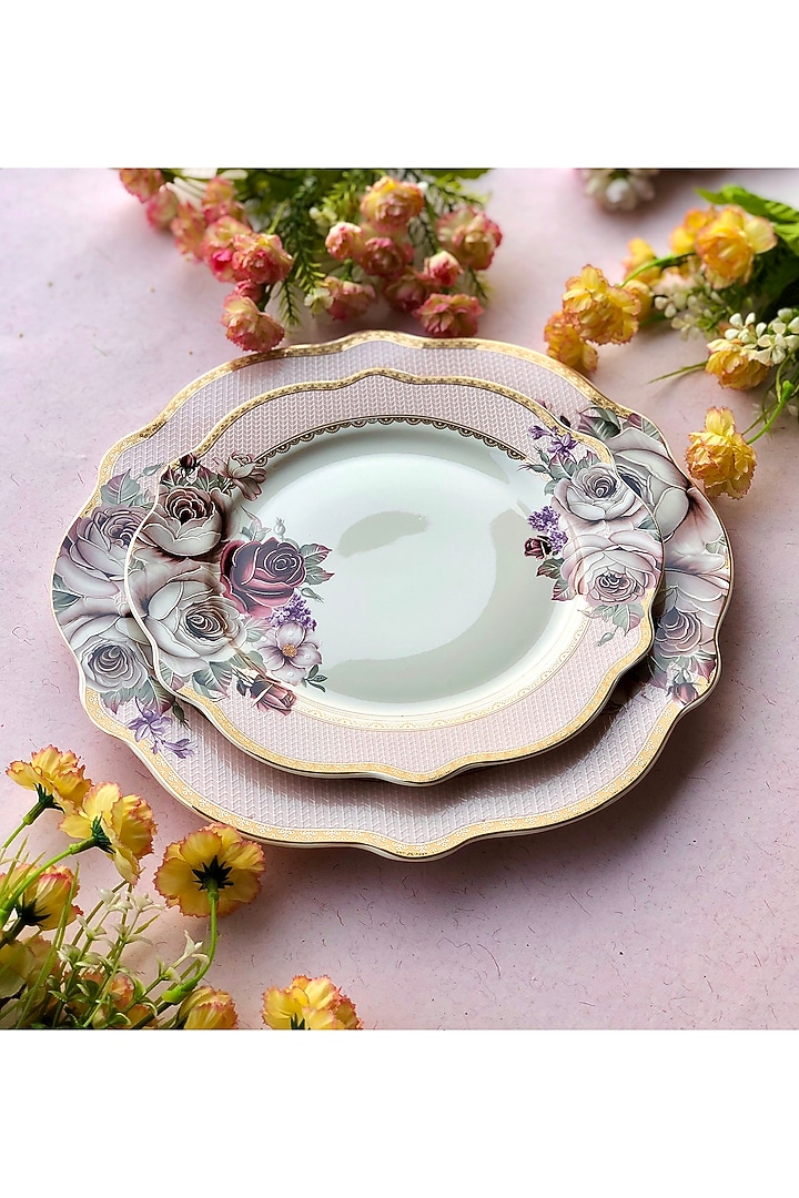 Blush Pink Victorian Serving Set by Vigneto at Pernia's Pop Up Shop