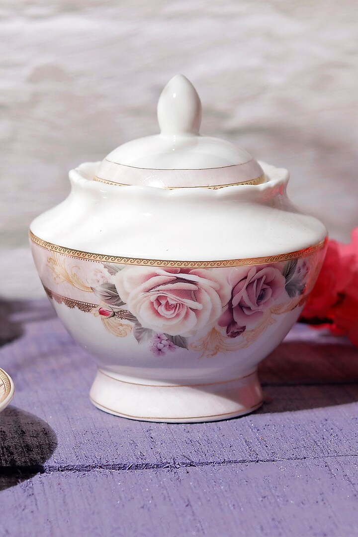 White Finest Premium Porcelain Tea Set by Vigneto at Pernia's Pop Up Shop