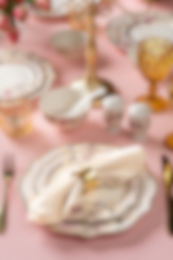 Pink & White Finest Premium Porcelian Floral Dinner Set by Vigneto at Pernia's Pop Up Shop