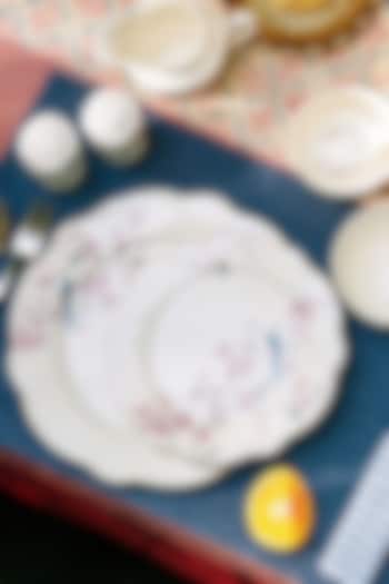 Pink & White Finest Premium Porcelain Floral Dinner Set by Vigneto at Pernia's Pop Up Shop