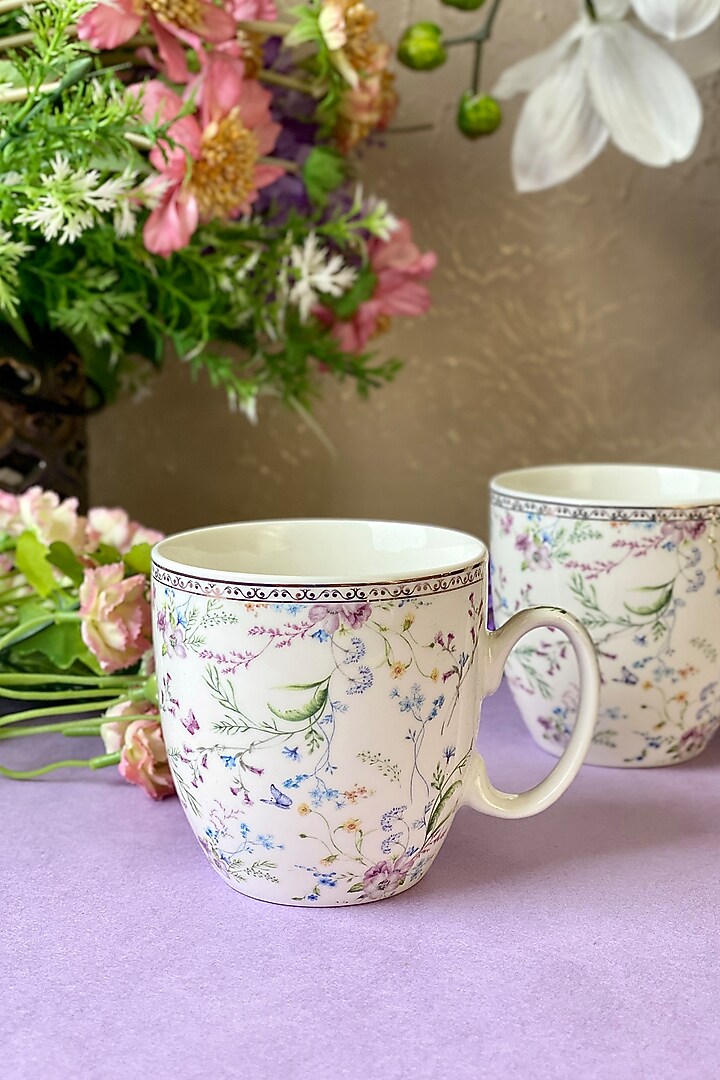 White Finest Premium Porcelain Mug Set by Vigneto at Pernia's Pop Up Shop