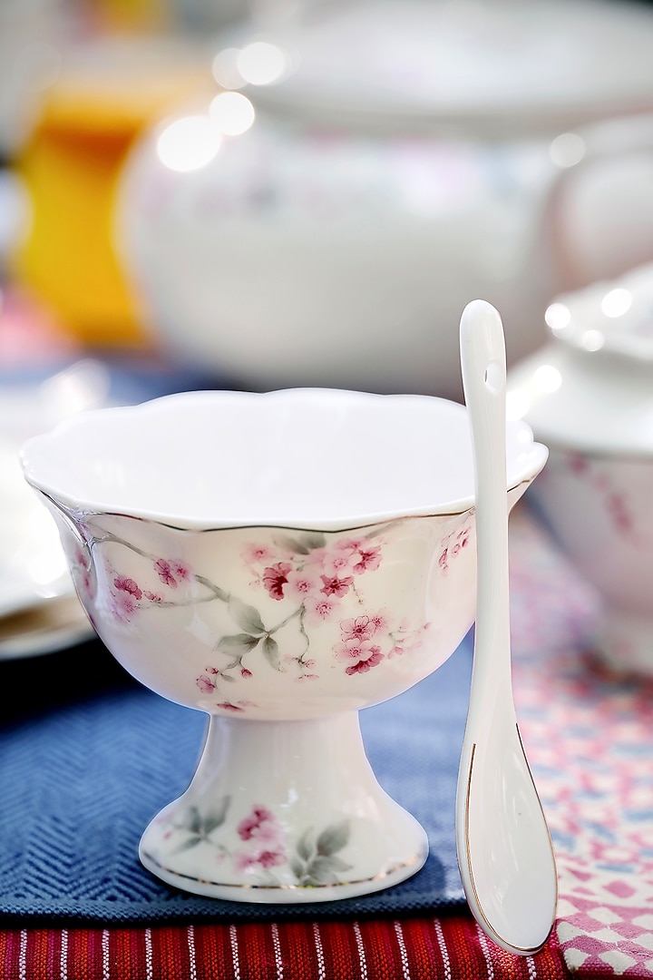 Multi-Colored Finest Premium Porcelain Dessert Cup Set by Vigneto at Pernia's Pop Up Shop