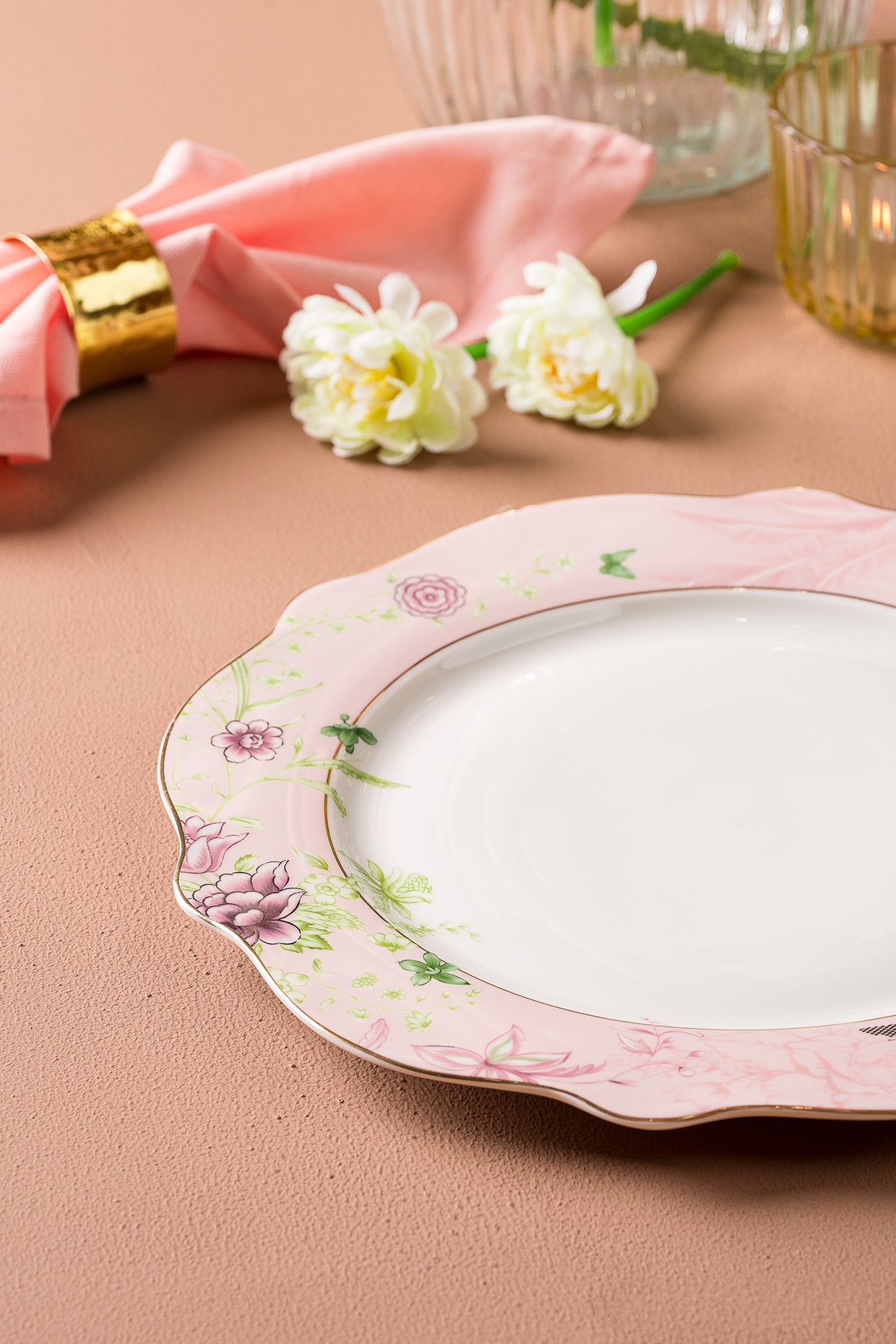 Floral dinnerware clearance