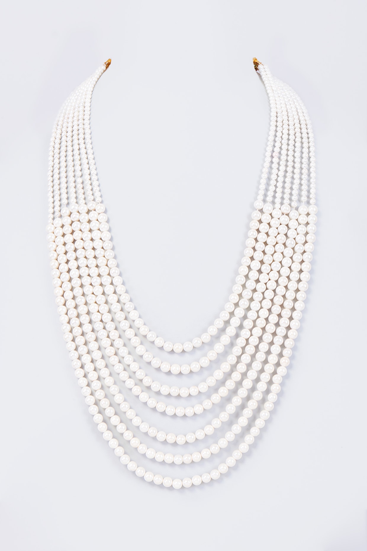 White pearl shop mala design