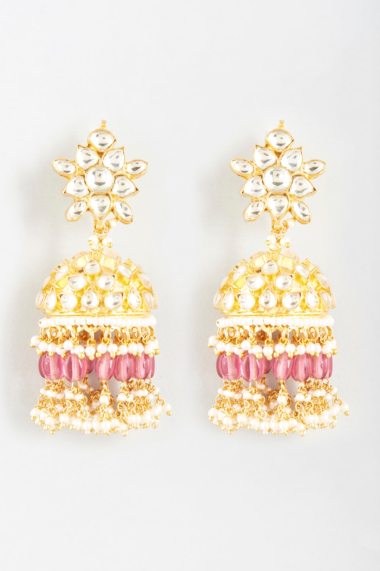 Shop Exquisite Collection of Gold Plated Jhumka Earrings – Rubans