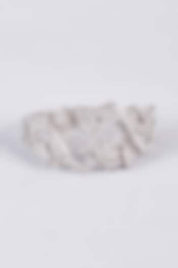 White Finish Zircon Kada by Vivinia By Vidhi Mehra at Pernia's Pop Up Shop