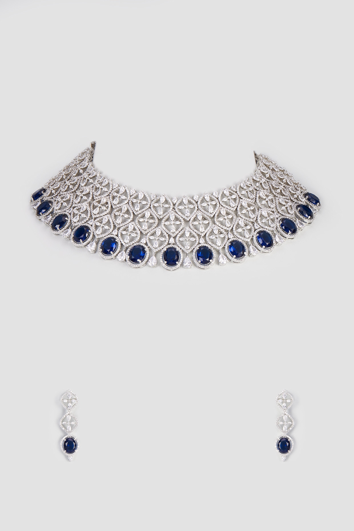 Pear And Marquise Cut Lab Grown Diamond Elegant Choker Necklace For Bridal  at Rs 3392074 | Diamond Necklace in Surat | ID: 26163355412