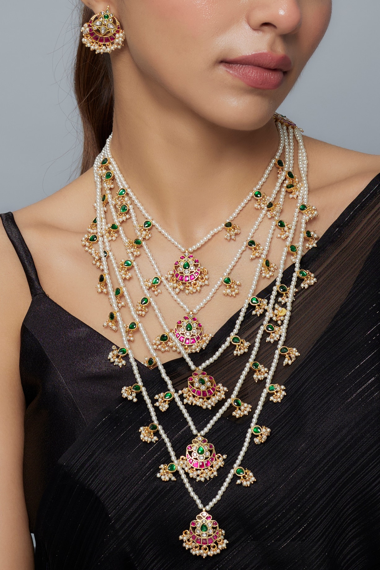 gold haar designs no lakha haar price