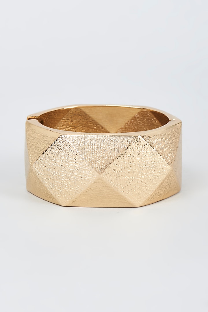 Rose Gold Finish Zircon Bangle by Vivinia By Vidhi Mehra at Pernia's Pop Up Shop