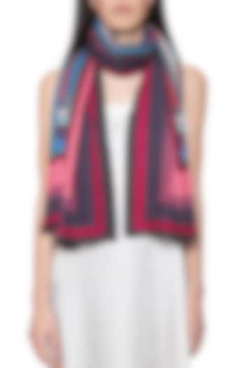 Multicolour digital print stole by Vilasa at Pernia's Pop Up Shop