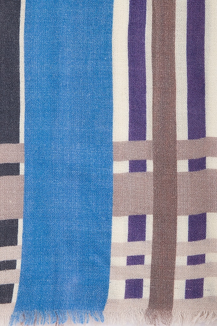 Blue printed stole by Vilasa at Pernia's Pop Up Shop