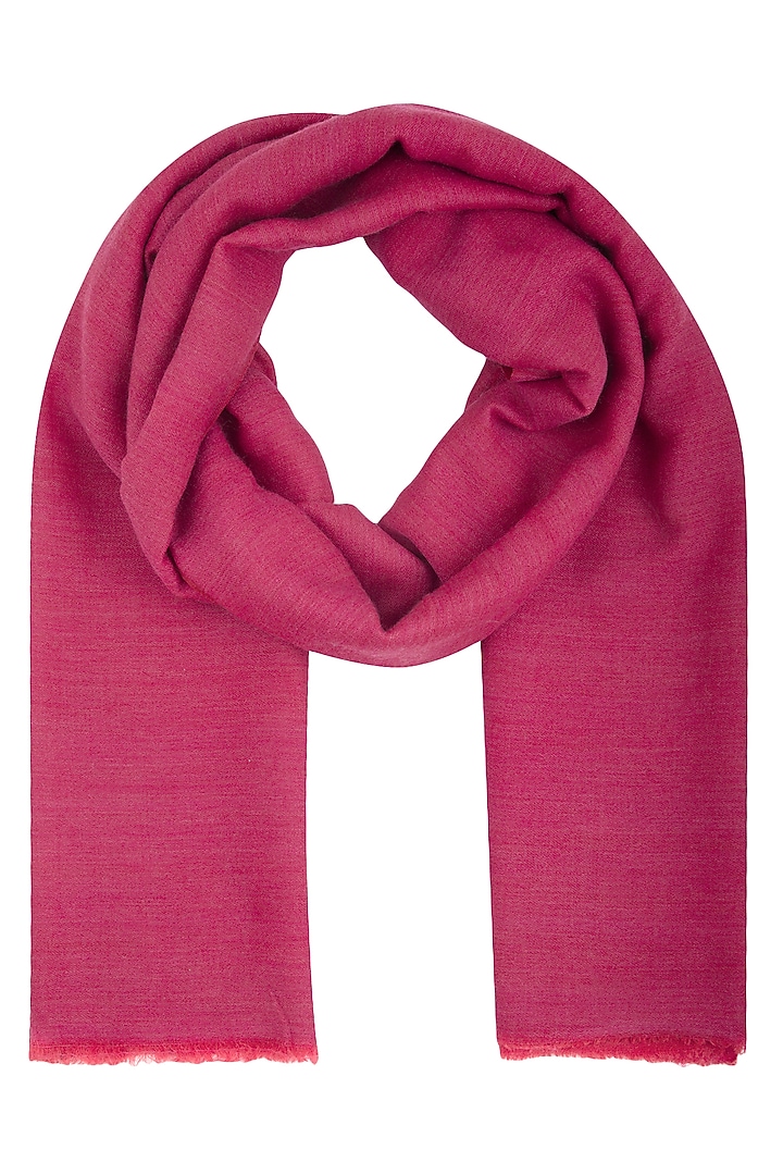 Red & Pink Reversible Stole by Vilasa at Pernia's Pop Up Shop