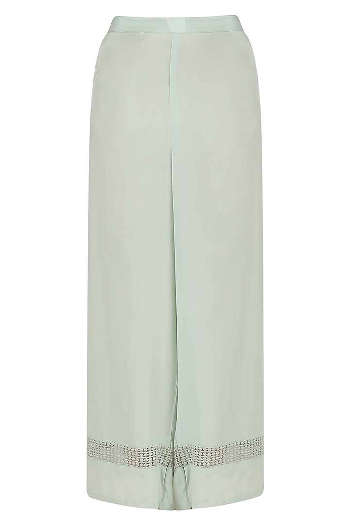 Blue ari embroidered kurta and pants set available only at Pernia's Pop Up Shop.