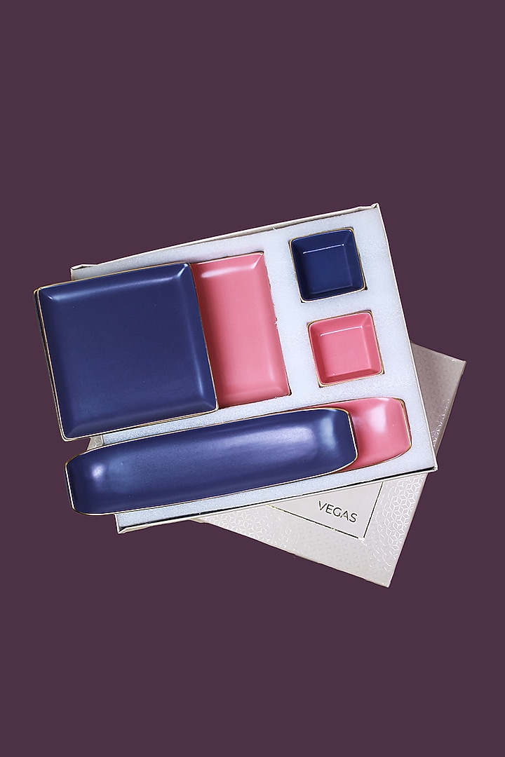 Multi-Colored Porcelain Matte Plates & Bowls by Vola at Pernia's Pop Up Shop