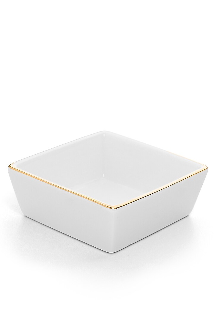 White Porcelain Bowls (Set Of 6) by Vola at Pernia's Pop Up Shop