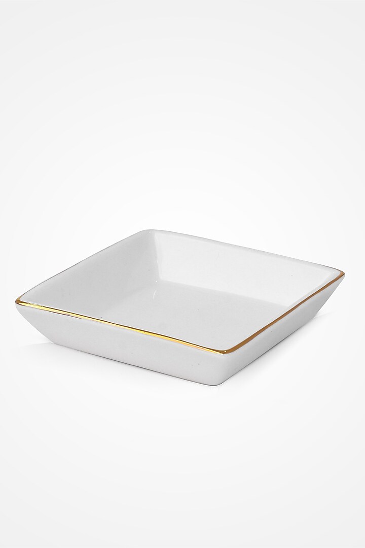 White Porcelain Bowls (Set Of 6) by Vola at Pernia's Pop Up Shop