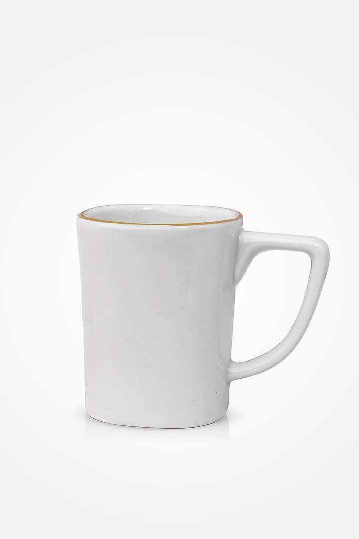 White Porcelain Mugs -100ml each (Set Of 6) by Vola at Pernia's Pop Up Shop