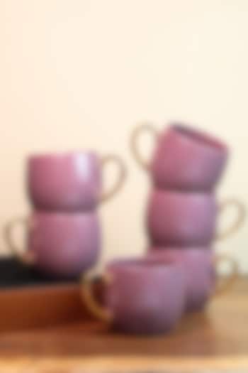 Lavender Porcelain Cup Set by Vola at Pernia's Pop Up Shop