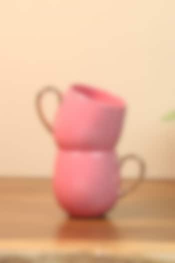 Strawberry Pink Porcelain Cup Set by Vola