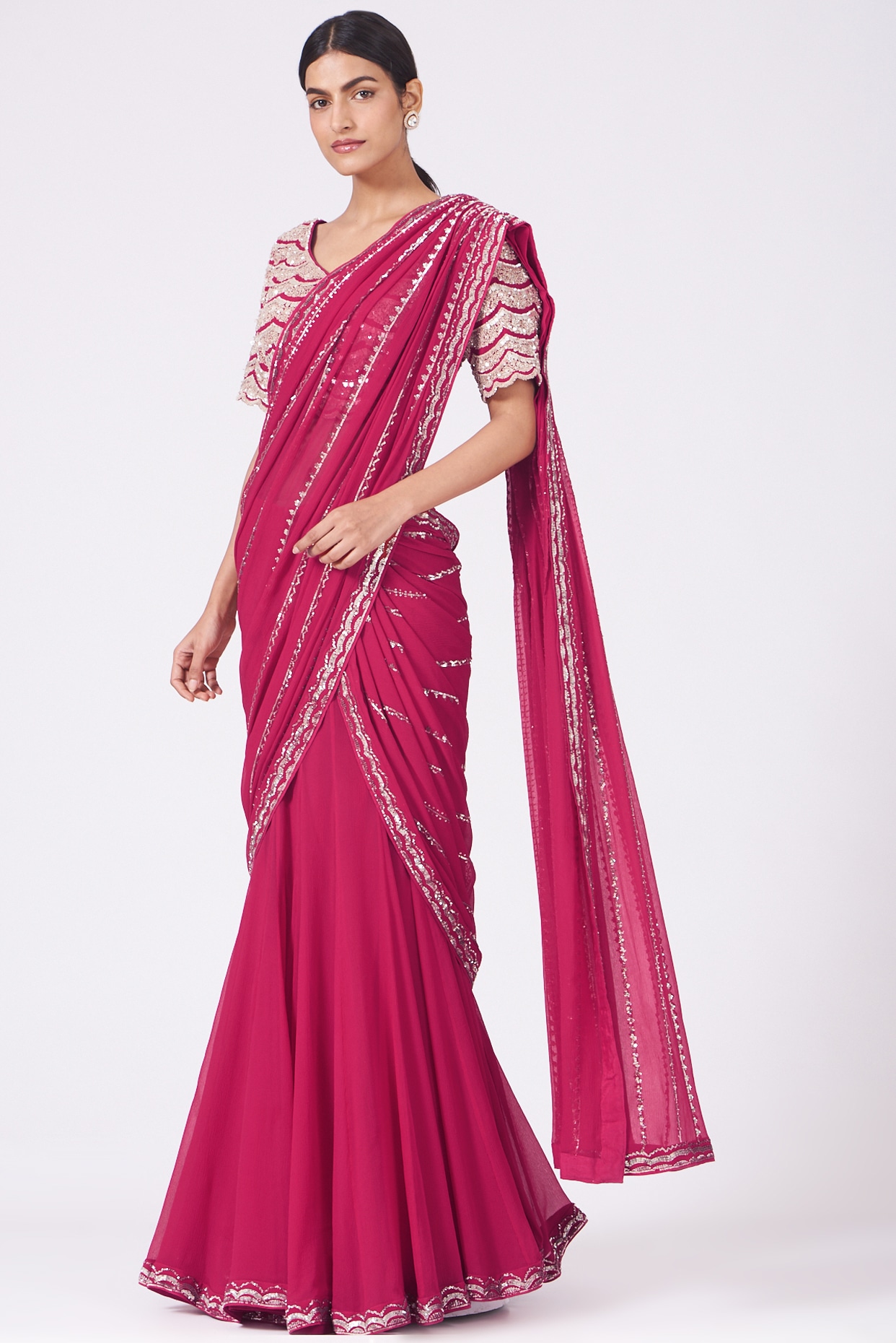 Discover more than 176 lehenga saree design for girls super hot