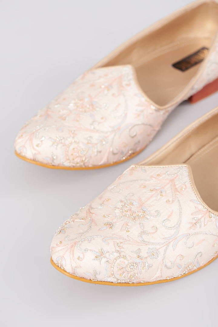 Mojdi Groom Mojari Buy Meerut Tan Zardosi Mojdi Premium Vegan