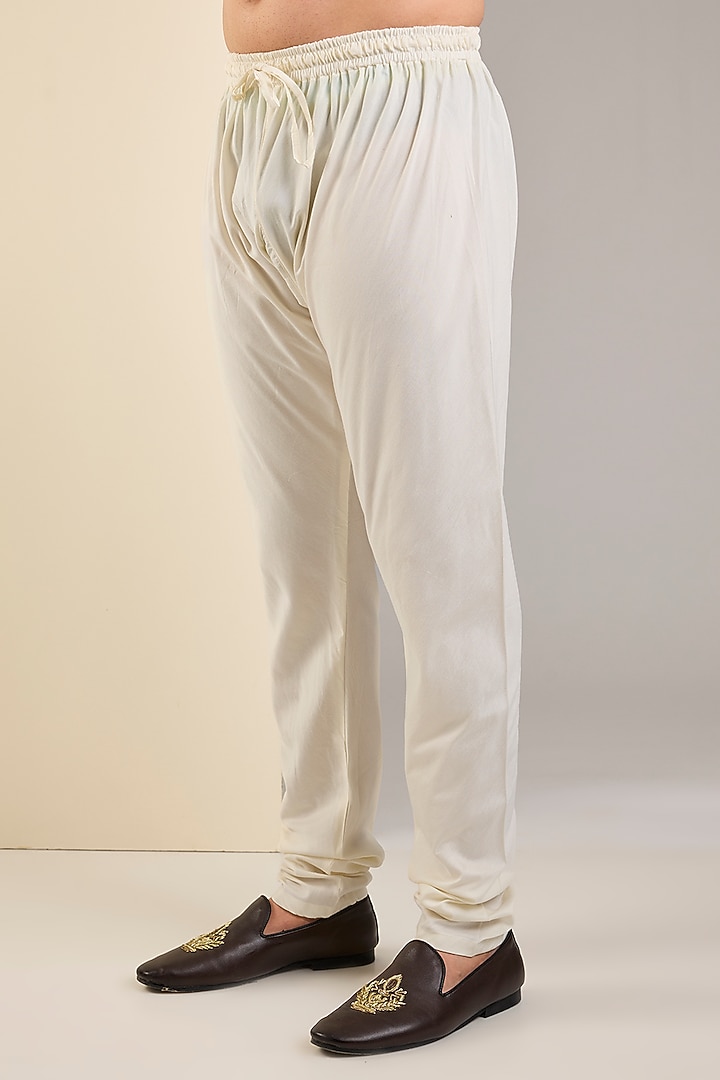 Ice Blue Georgette Embroidered Lucknowi Kurta Set by Vanshik at Pernia's Pop Up Shop