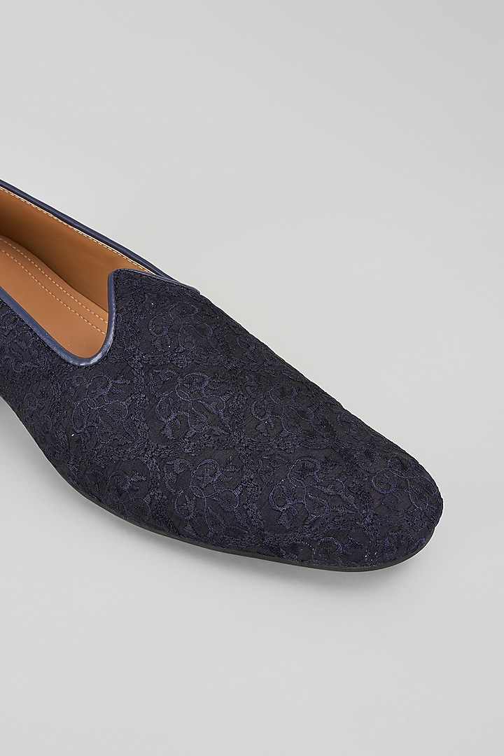 Blue Rich Silk Mojris by Vanshik at Pernia's Pop Up Shop