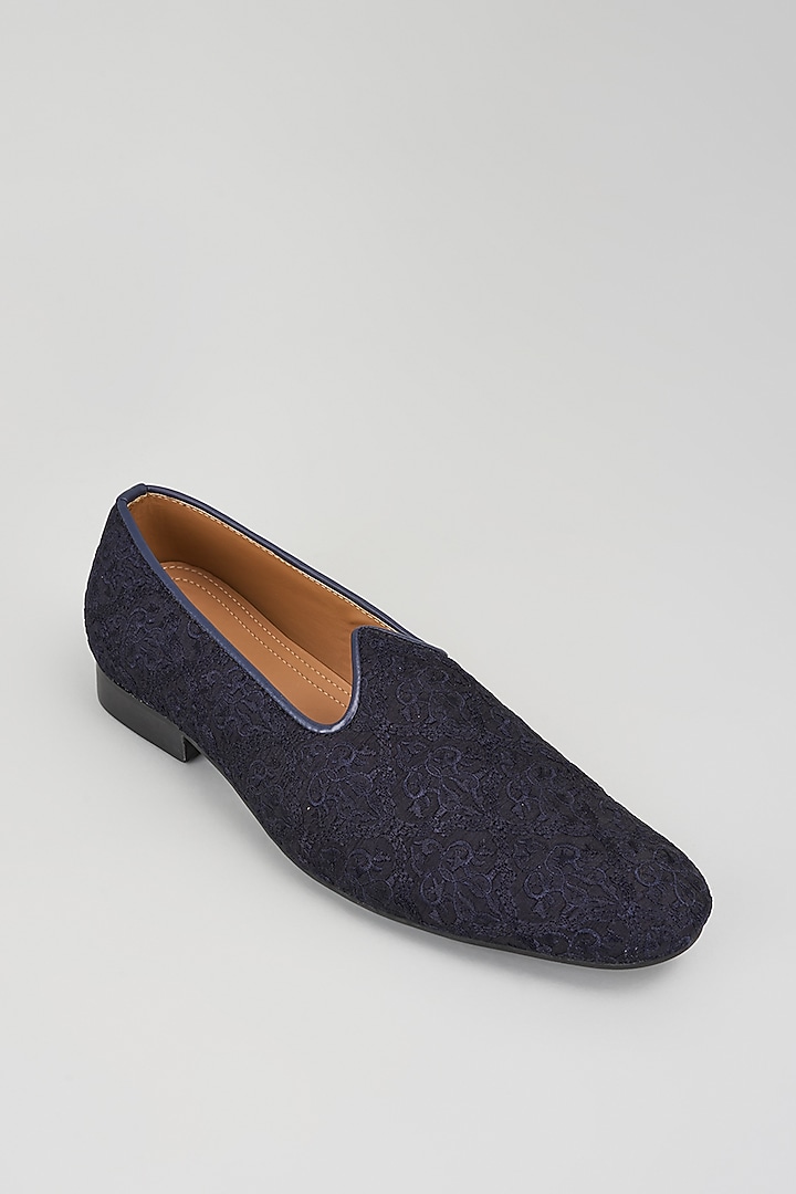 Blue Rich Silk Mojris by Vanshik at Pernia's Pop Up Shop