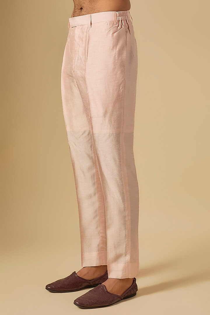 Rose Soft Silk Bundi Jacket Set by Vanshik at Pernia's Pop Up Shop