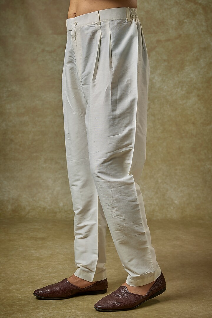 Mint Silk French Knot Embroidered Kurta Set by Vanshik at Pernia's Pop Up Shop