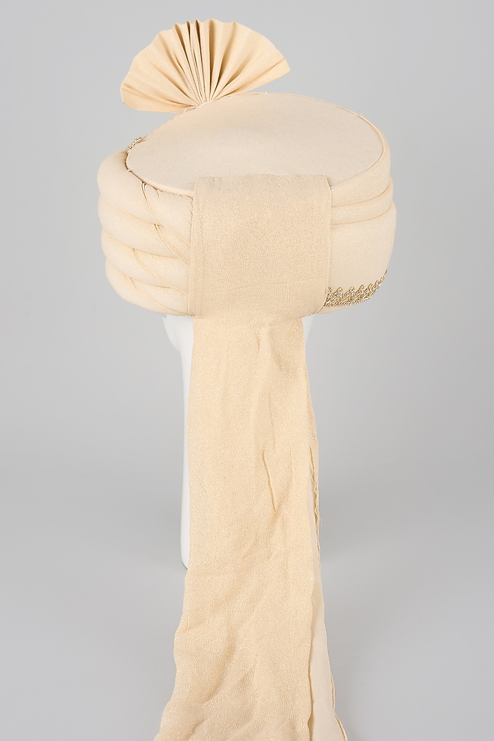 Beige Silk Safa by Vanshik at Pernia's Pop Up Shop